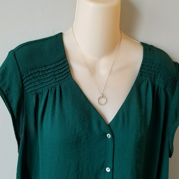 Circle necklace Vermeil Sterling Silver 925 dainty - Picture 3 of 6